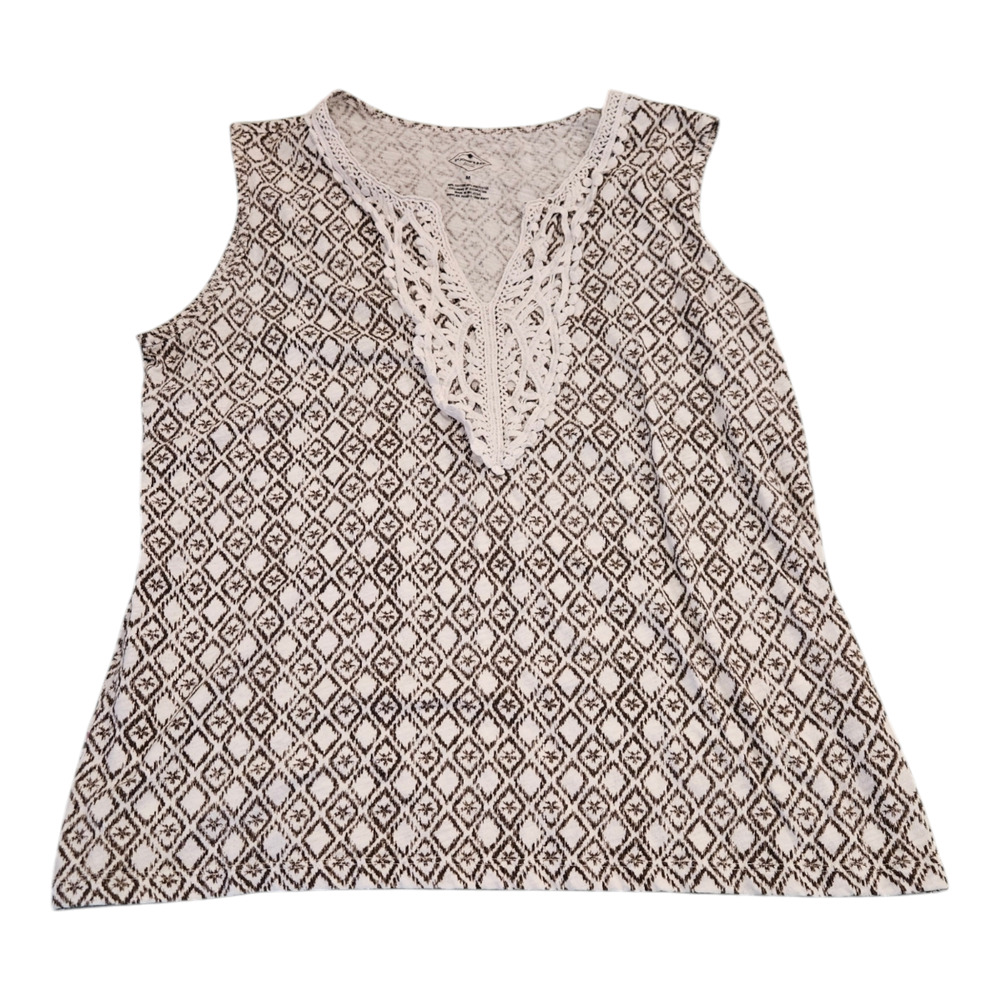 St. John's Bay Medium Sleeveless V-Neck Shirt